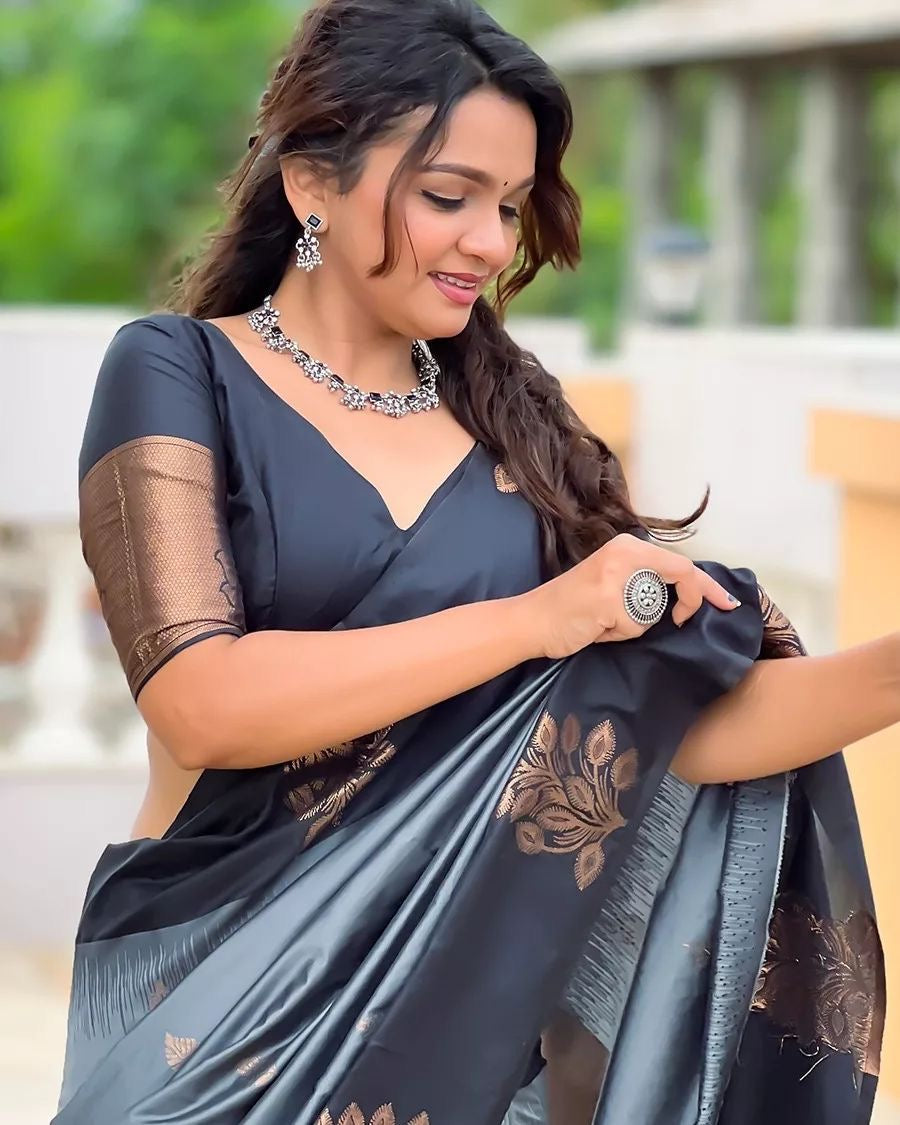 Banarasi Soft Silk Saree with Rich Zari Weaving – Perfect for Weddings & Festive Wear