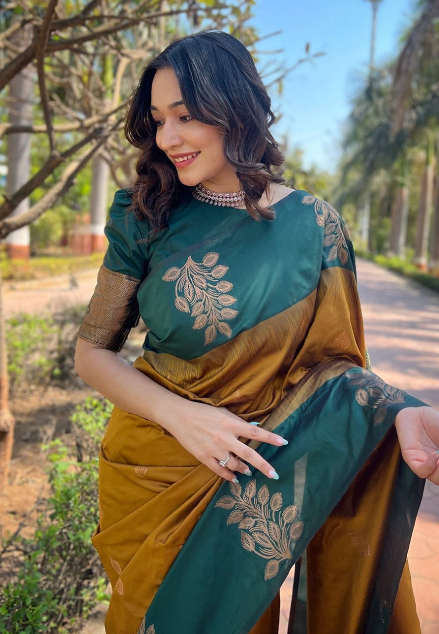 Banarasi Soft Silk Saree with Rich Zari Weaving – Perfect for Weddings & Festive Wear