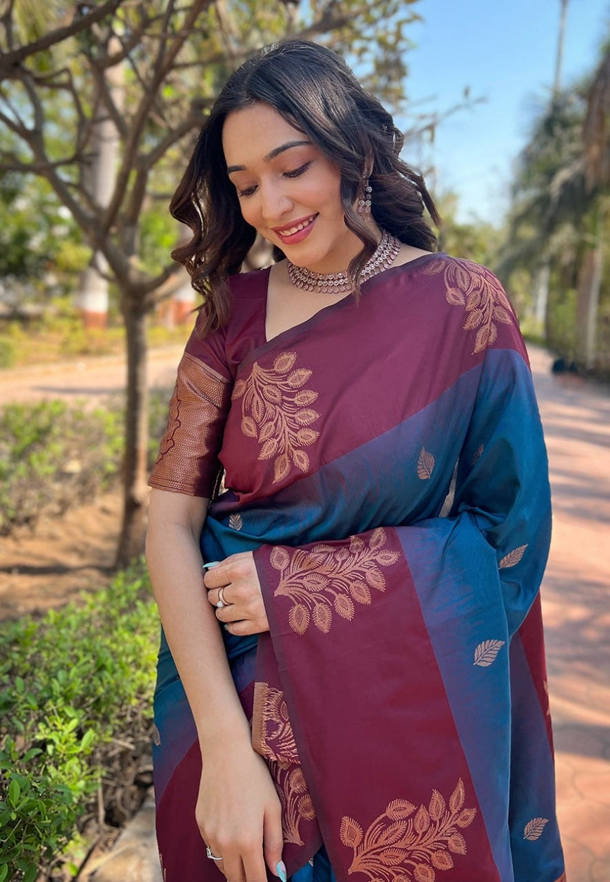 Banarasi Soft Silk Saree with Rich Zari Weaving – Perfect for Weddings & Festive Wear