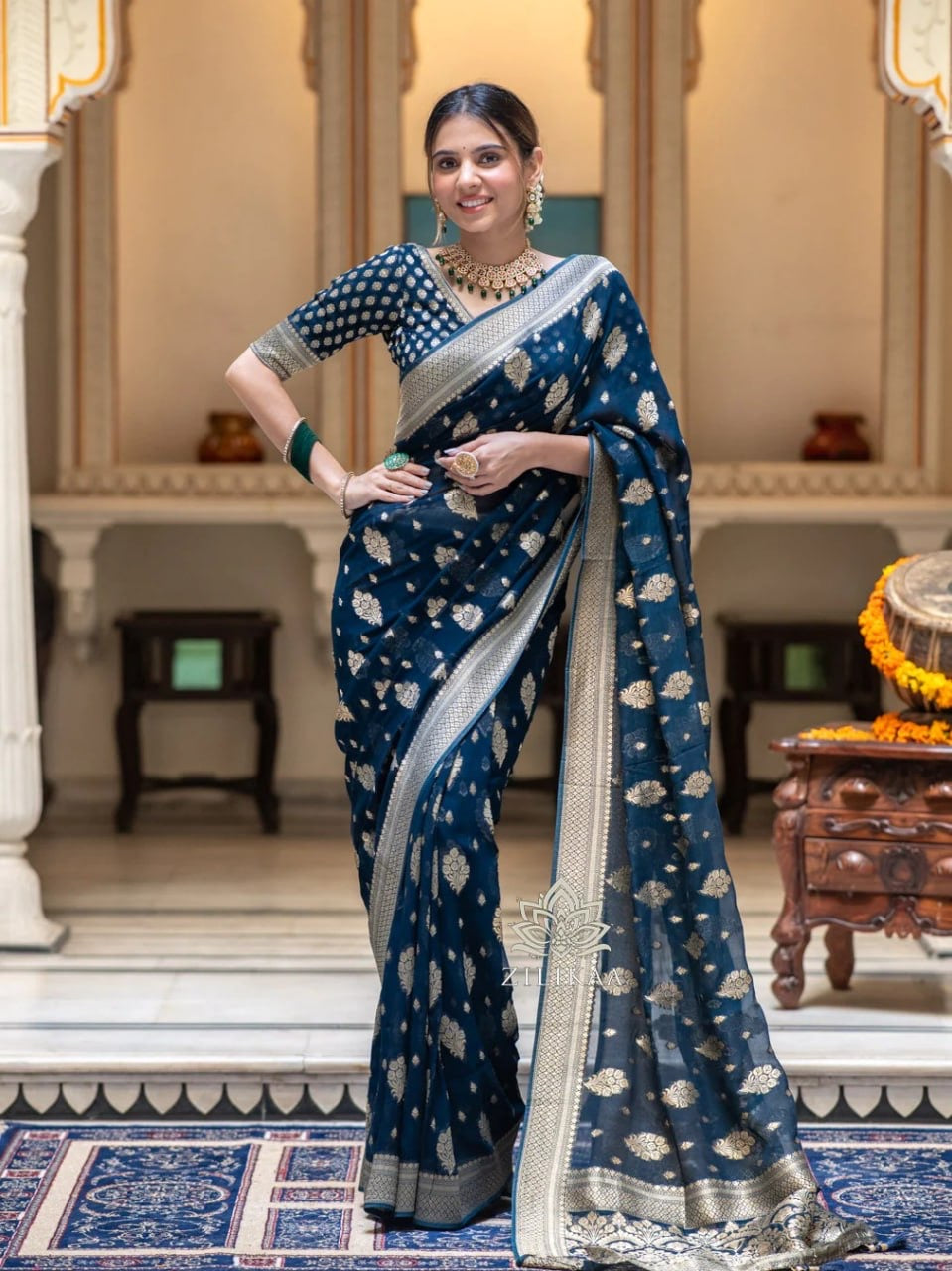 Zilikaa Banarasi Silk Saree Collection