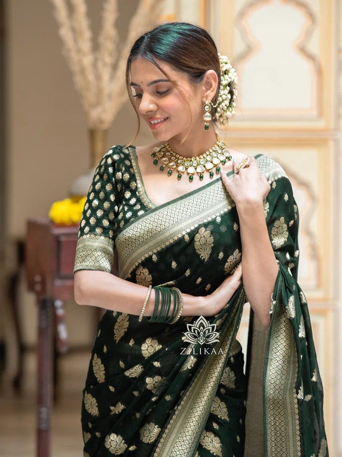 Zilikaa Banarasi Silk Saree Collection