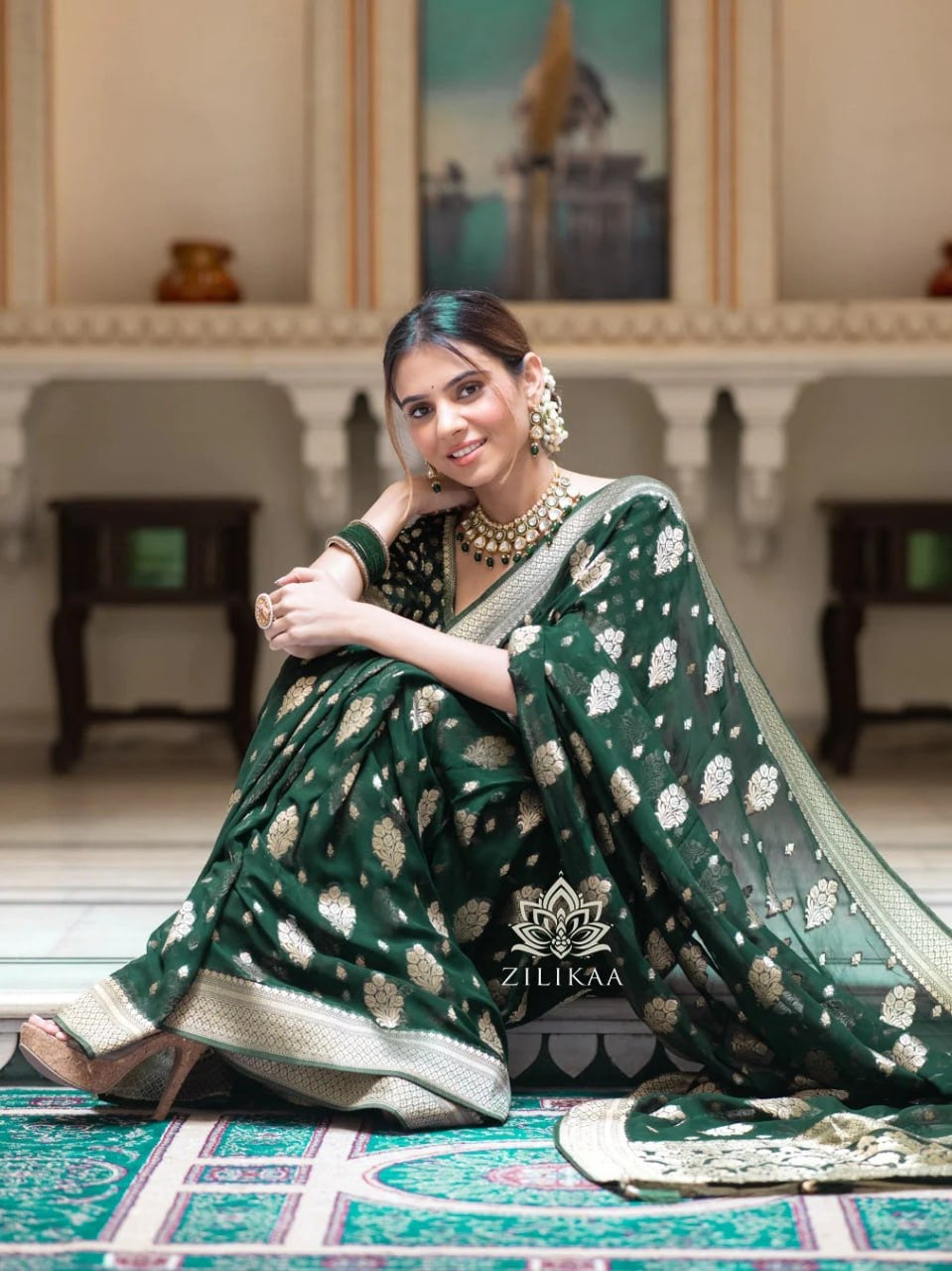 Zilikaa Banarasi Silk Saree Collection