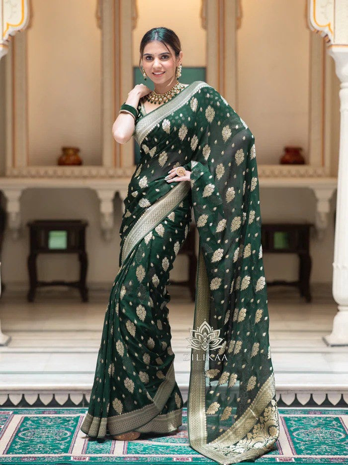Zilikaa Banarasi Silk Saree Collection
