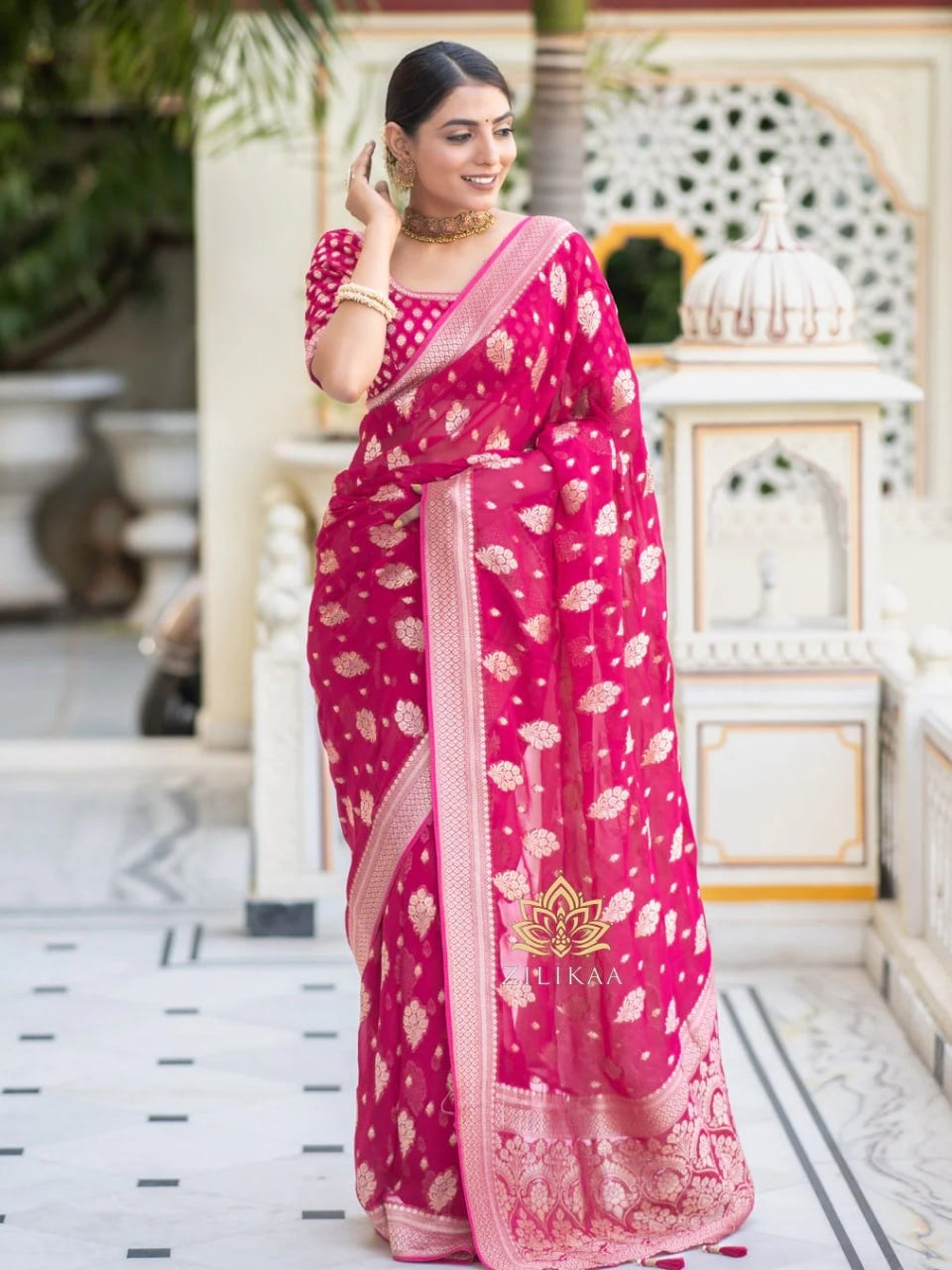 Zilikaa Banarasi Silk Saree Collection