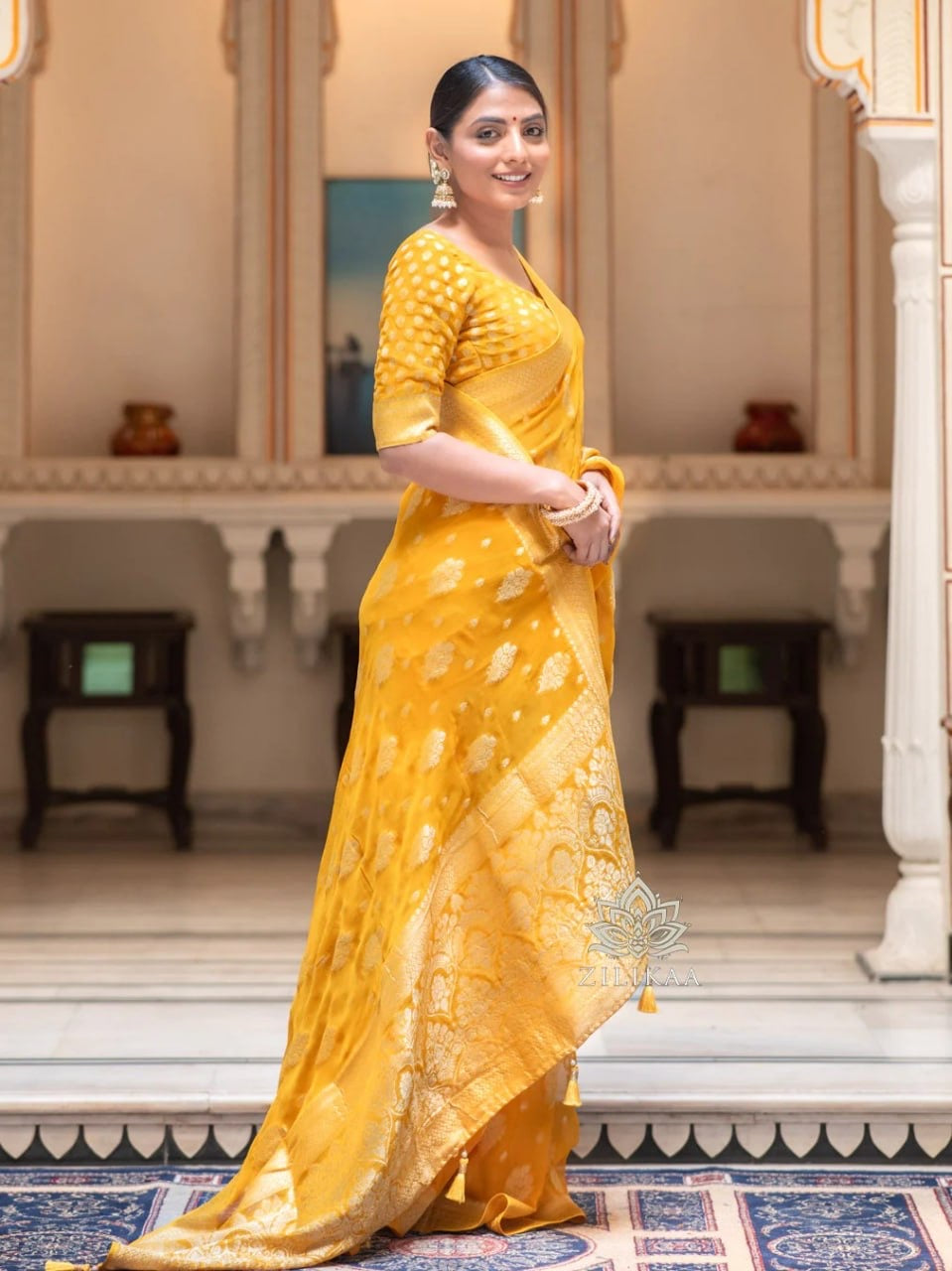 Zilikaa Banarasi Silk Saree Collection