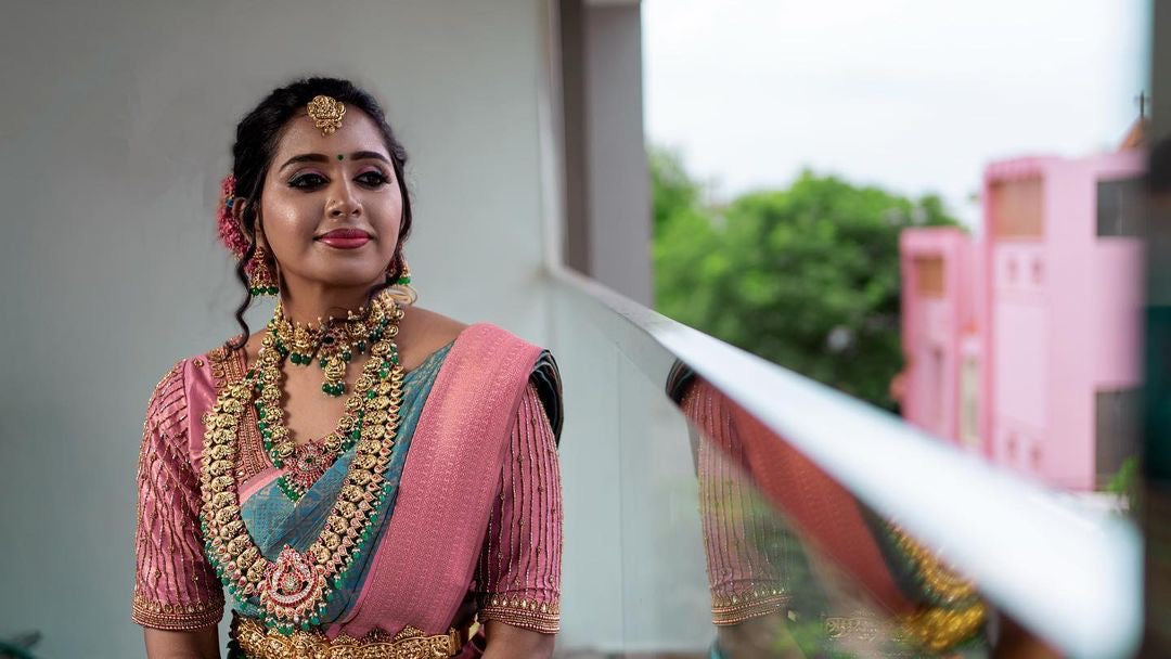 Graceful Pastel Kanjivaram Silk Saree