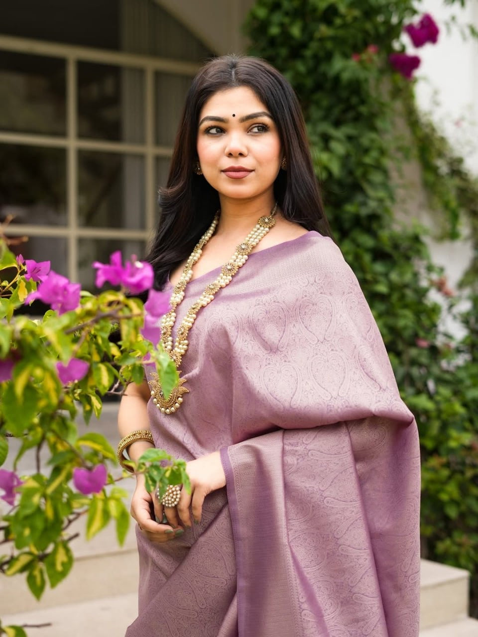 Elegant Banarasi Soft Silk Saree with Blouse – Jiya Creation 45221