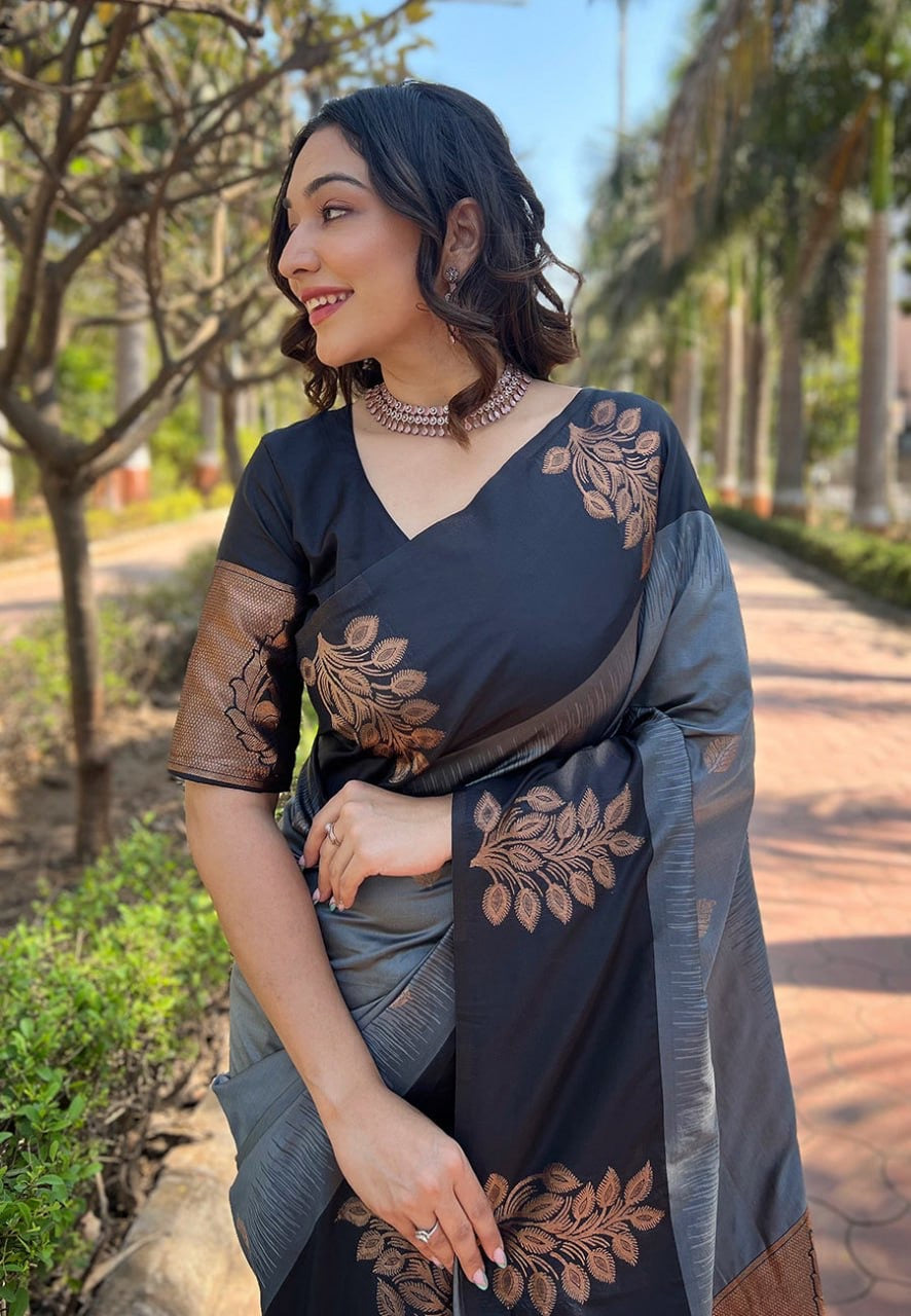 Banarasi Soft Silk Saree with Rich Zari Weaving – Perfect for Weddings & Festive Wear