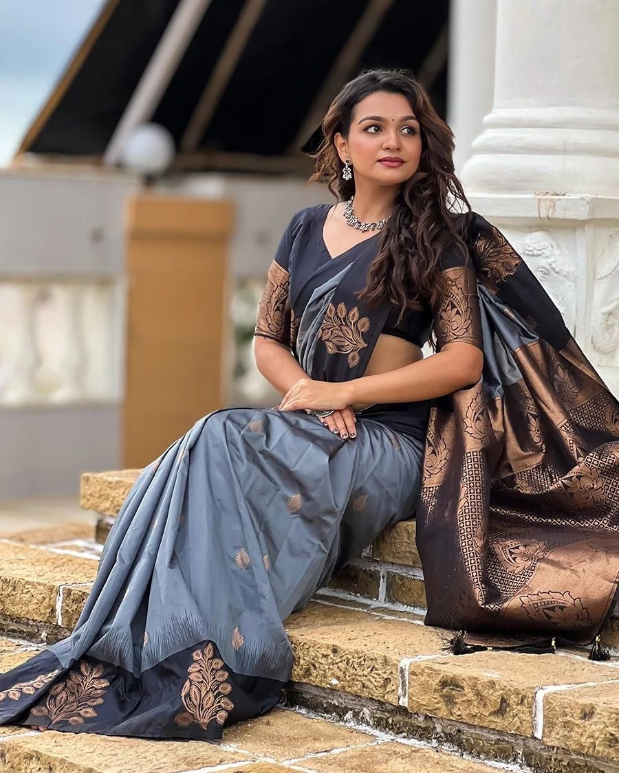 Banarasi Soft Silk Saree with Rich Zari Weaving – Perfect for Weddings & Festive Wear