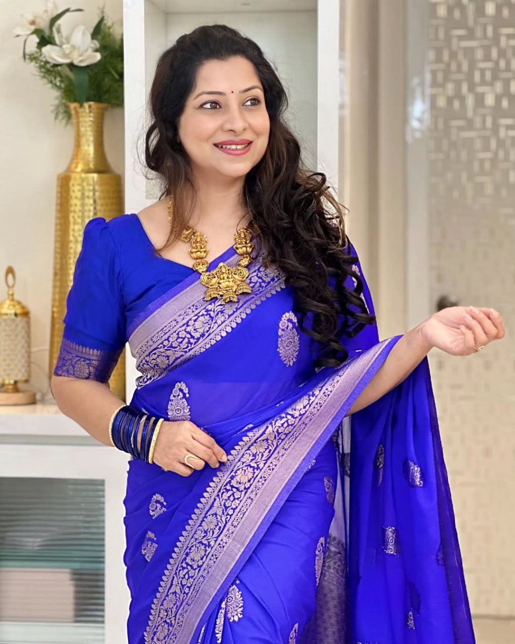 Premium Banarasi Silk Saree Collection – Elegant Zari Weaving