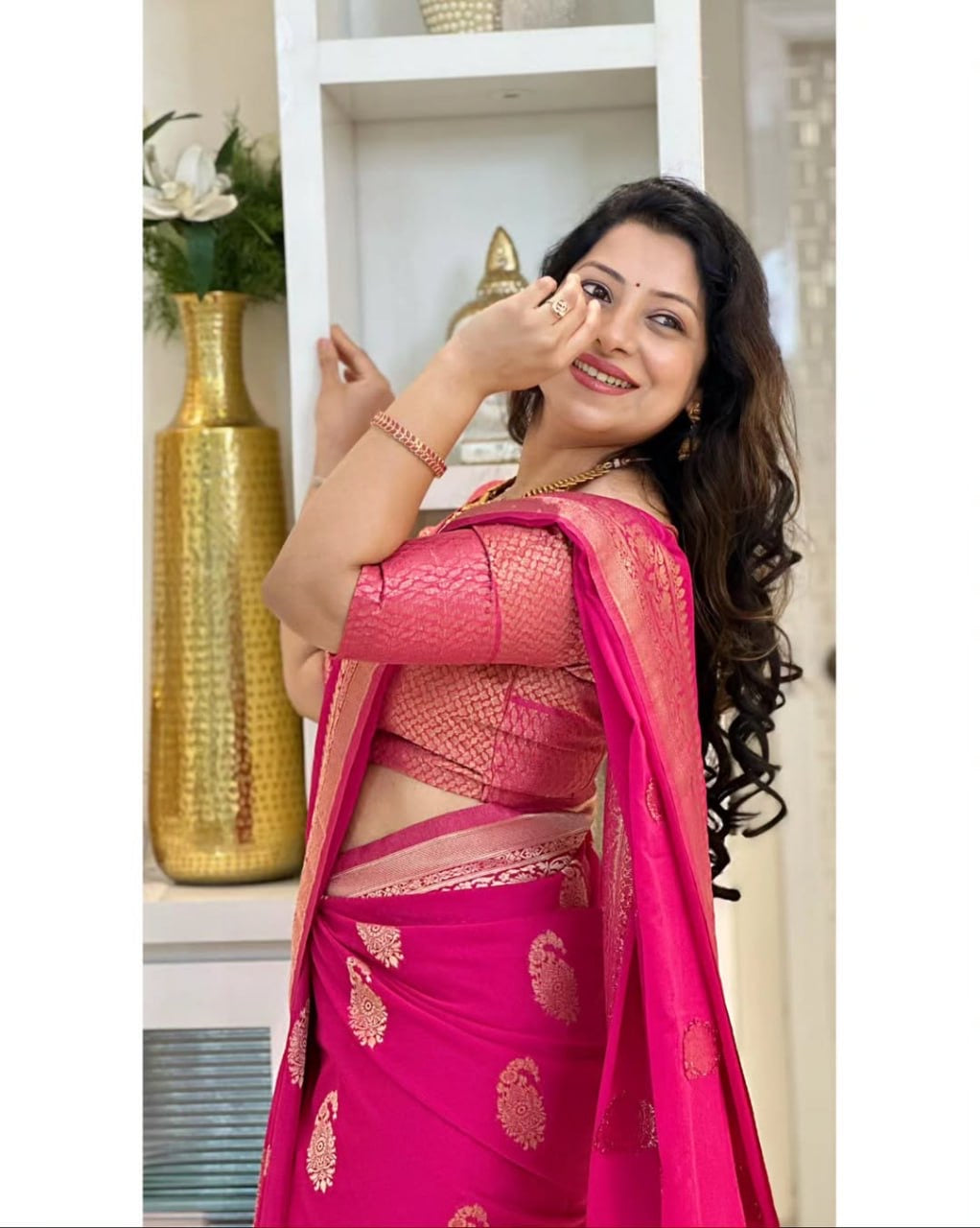 Premium Banarasi Silk Saree Collection – Elegant Zari Weaving