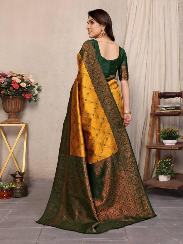 royal mustard green and the dusty rose teal