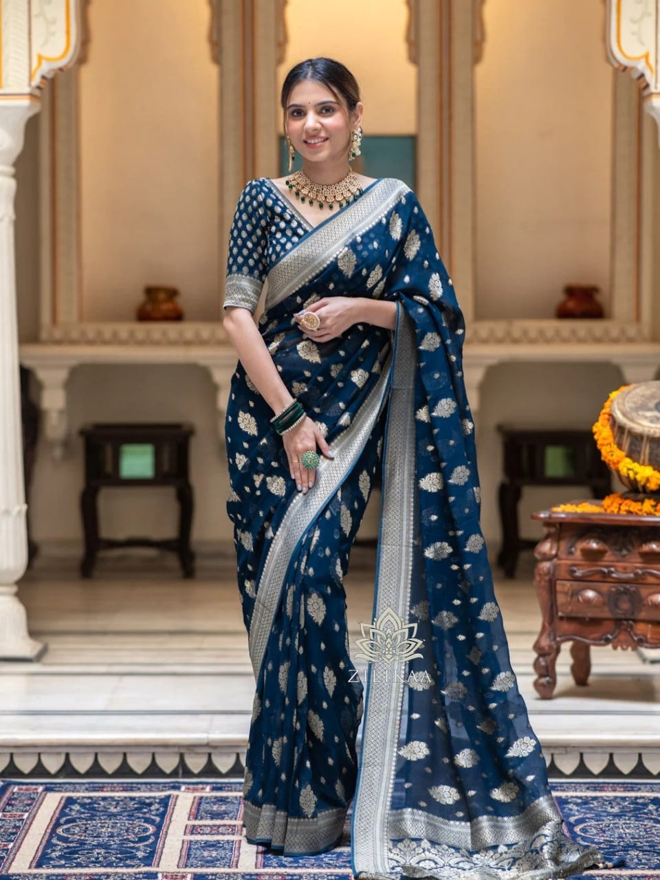 Zilikaa Banarasi Silk Saree Collection