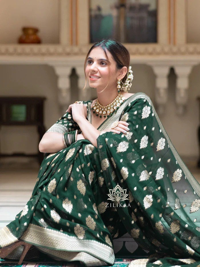 Zilikaa Banarasi Silk Saree Collection