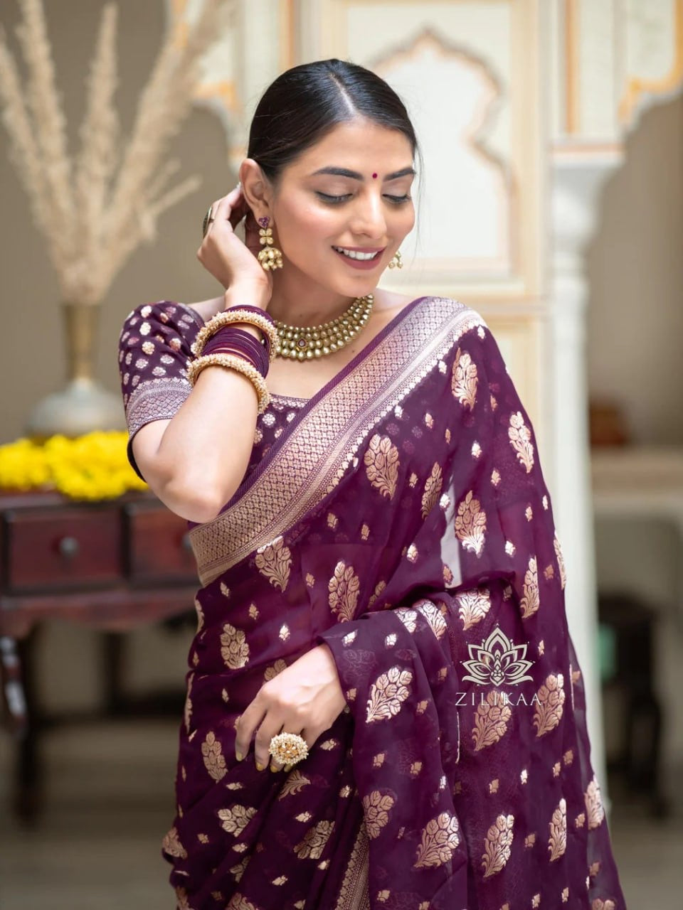 Zilikaa Banarasi Silk Saree Collection