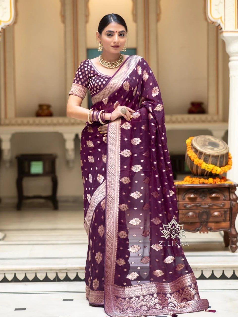 Zilikaa Banarasi Silk Saree Collection