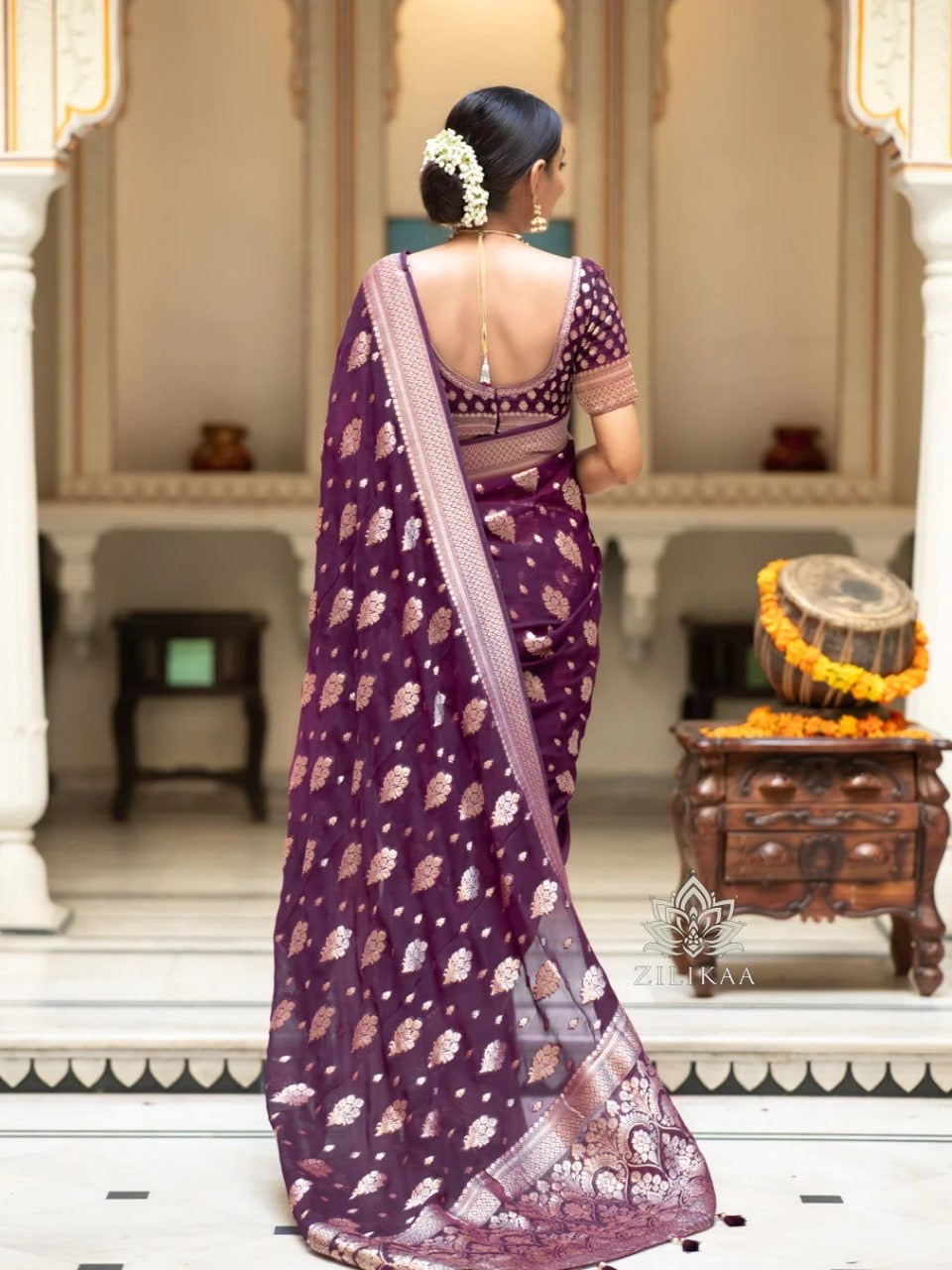 Zilikaa Banarasi Silk Saree Collection